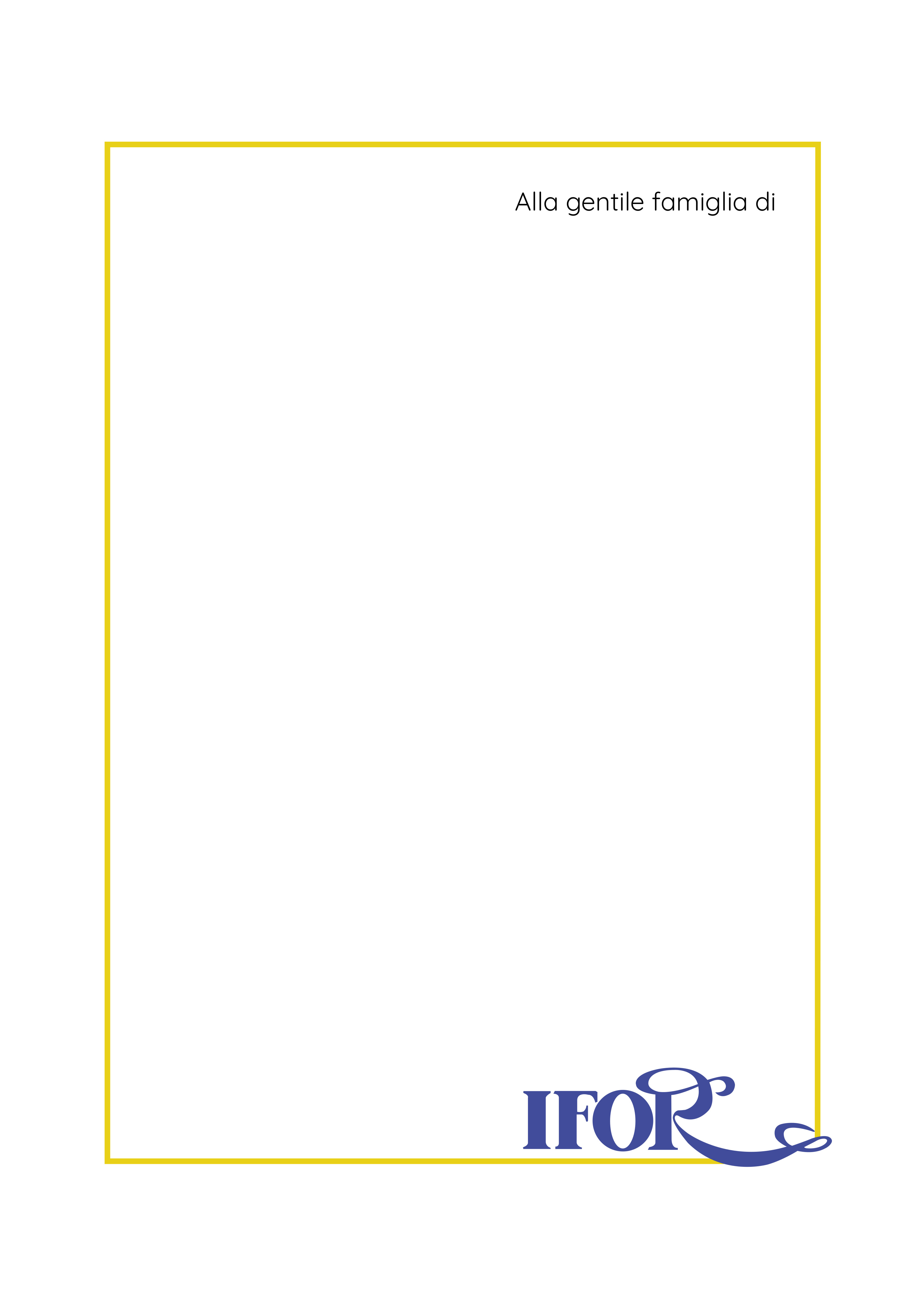 Modulo del telegramma IFOR
